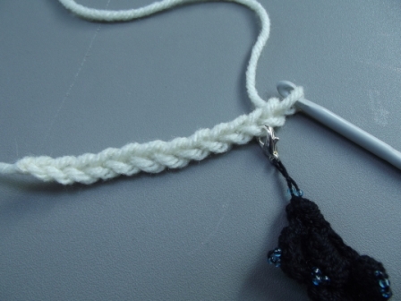 Place Stitch Marker in Second Chain From Hook