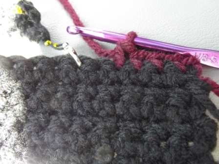 Puffy Spike Stitch Tutorial Step 1