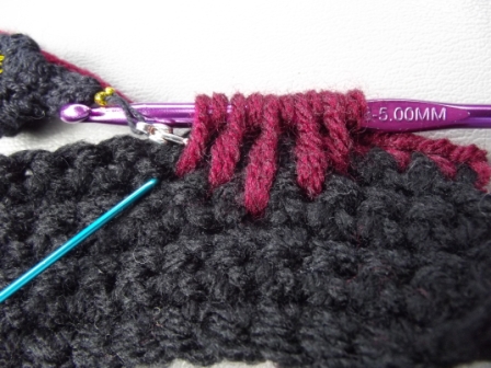 Puffy Spike Stitch Tutorial Step 11