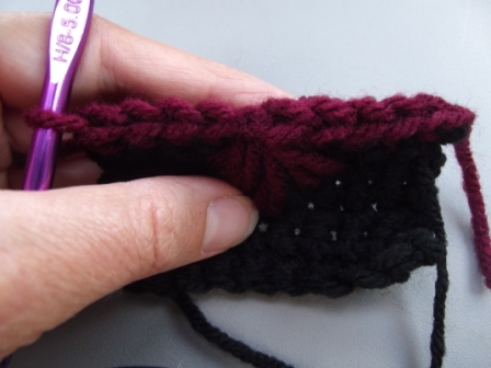 Puffy Spike Stitch Tutorial Step 15