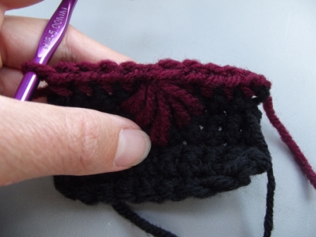 Puffy Spike Stitch Tutorial Step 16