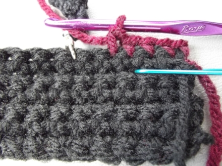 Puffy Spike Stitch Tutorial Step 2