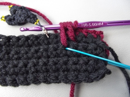 Puffy Spike Stitch Tutorial Step 5
