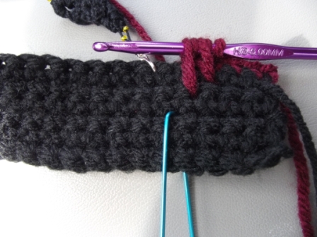 Puffy Spike Stitch Tutorial Step 6