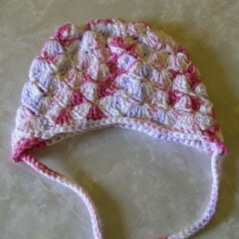 Baby Ear Flap Hat ~ FREE Crochet Pattern