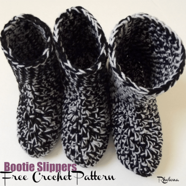 Bootie Slippers ~ FREE Crochet Pattern