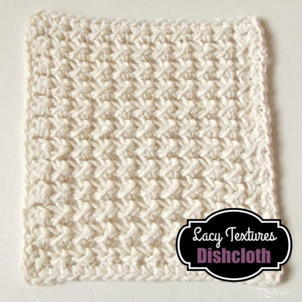 Lacy Textures Dishcloth - CrochetNCrafts