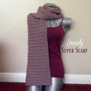 Dandy Super Scarf ~ Free Crochet Pattern