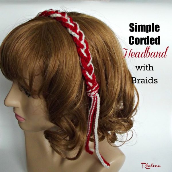 Simple Corded Headband ~ FREE Crochet Pattern