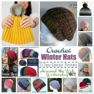 Crochet Winter Hats ~ 15 FREE Crochet Patterns