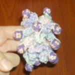 Crochet Beaded Hair Scrunchie