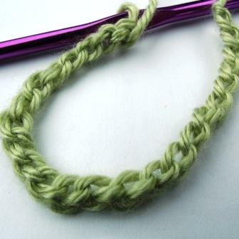 Wrong Side - Referred to as the Back Loops or Back Bumps.