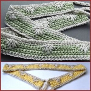 Puffy Spike Stitch Belt