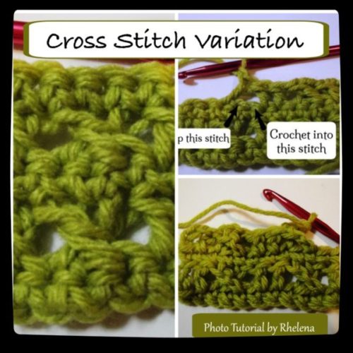 Cross Stitch Variation Crochet Tutorial