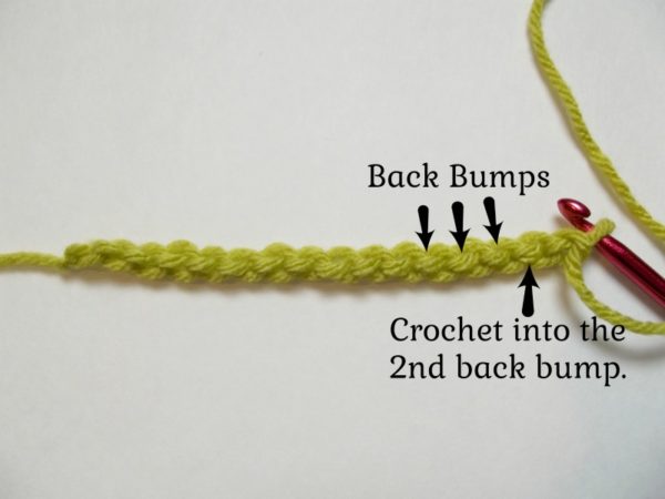 Crocheting Into the Back Bump ~ Crochet Tutorial