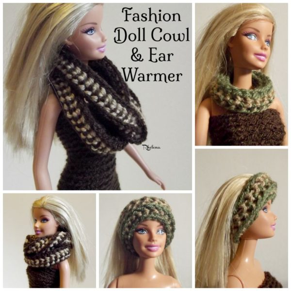 Fashion Doll Cowl & Ear Warmer