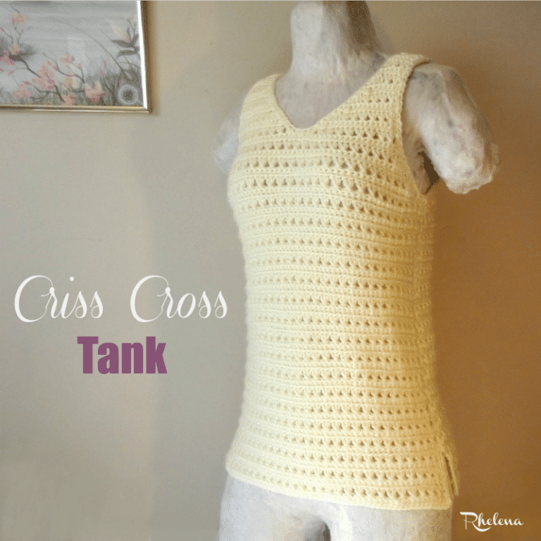 Cross Stitch Crochet Tank Pattern CrochetNCrafts