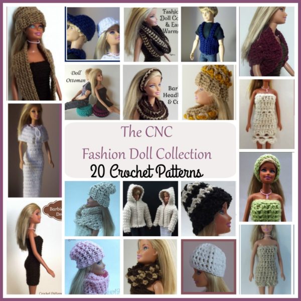 The CNC Fashion Doll Pattern Collection ~ 20 Crochet Patterns