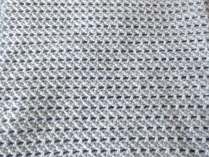 Simple Seeded Lace Baby Blanket - Front Simple Seeded Lace Baby Blanket - Front