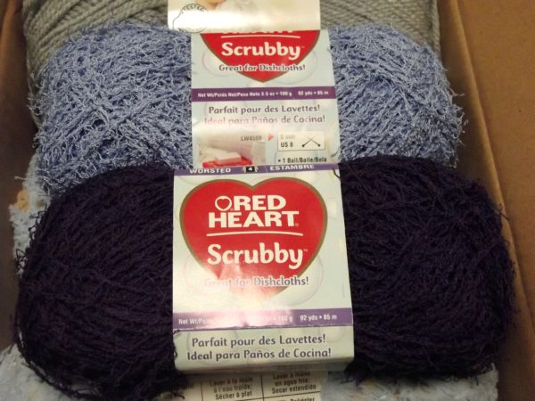 Red Heart Scrubby