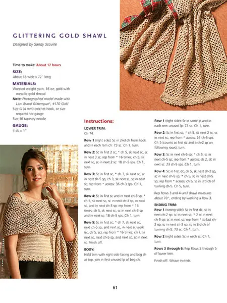 Glittering Shawl