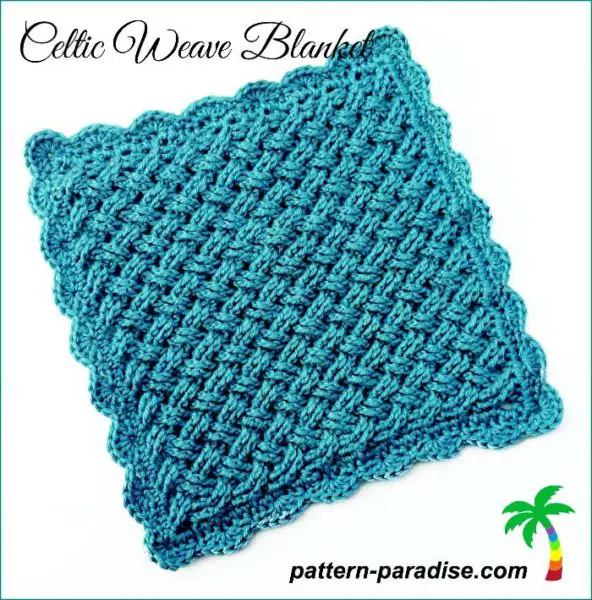 Celtic Weave Blanket by Pattern Paradise