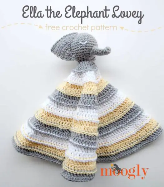 Ella the Elephant Lovey by Moogly