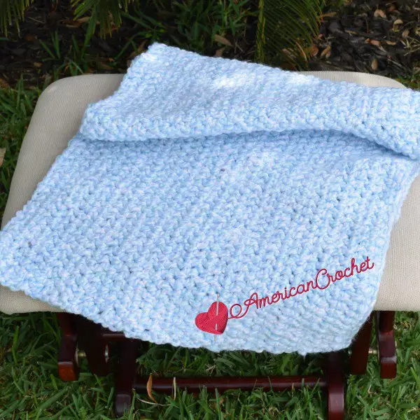 Flutterby Baby Blanket by American Crochet