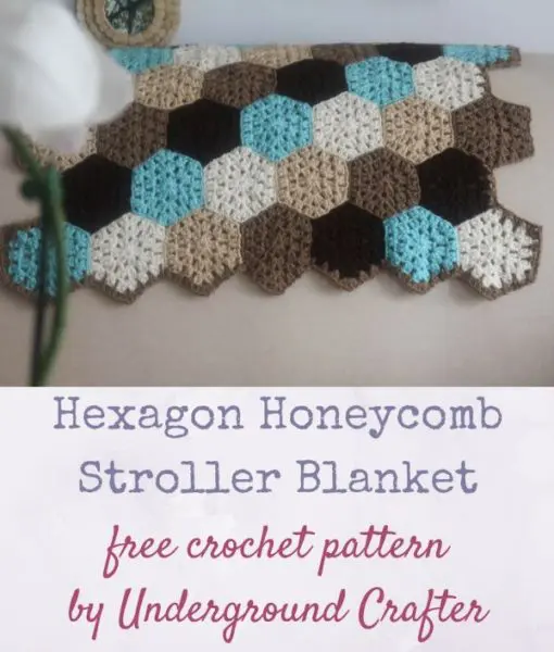 http://undergroundcrafter.com/blog/2017/02/03/free-pattern-hexagon-honeycomb-stroller-blanket/