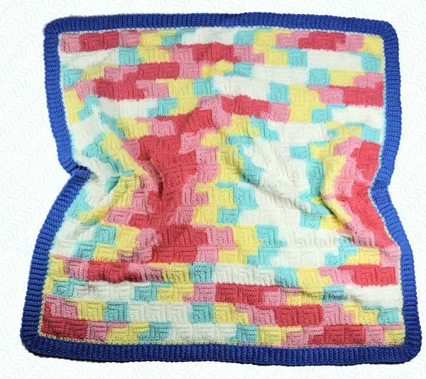 Patchwork Baby Blanket by CrochetKim
