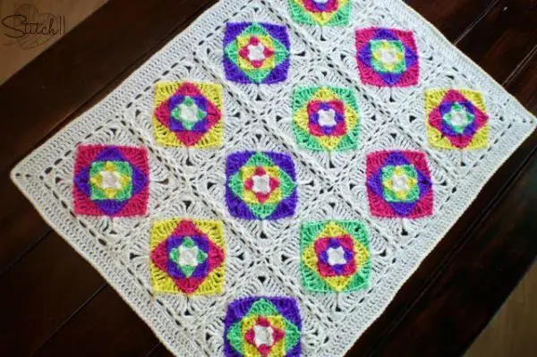 Optical Illusion Baby Blanket by Stitch11