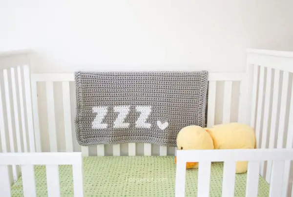 Get Some ZZZ's Baby Blanket by One Dog Woof