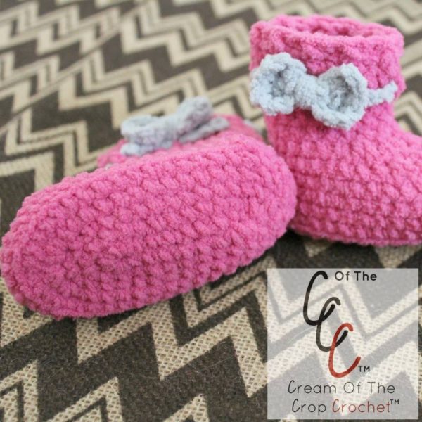 Newborn Baby Booties by Cream Of The Crop Crochet