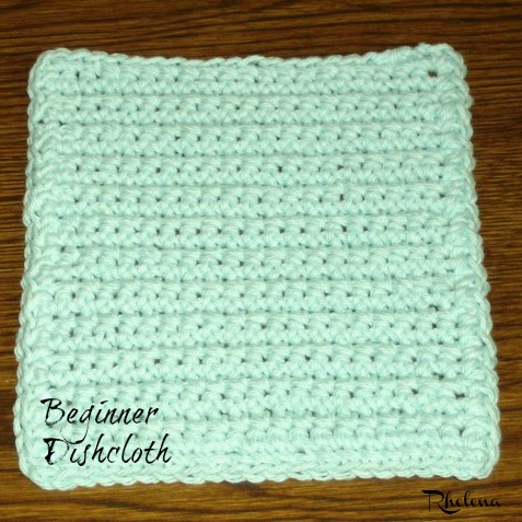 Beginner Dishcloth by CrochetN'Crafts