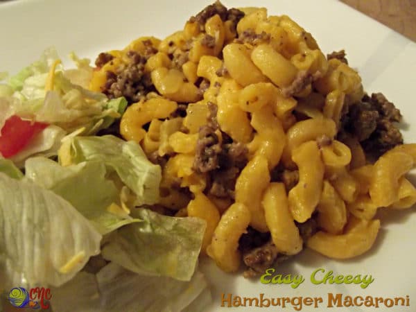 Easy Cheesy Hamburger Macaroni Recipe