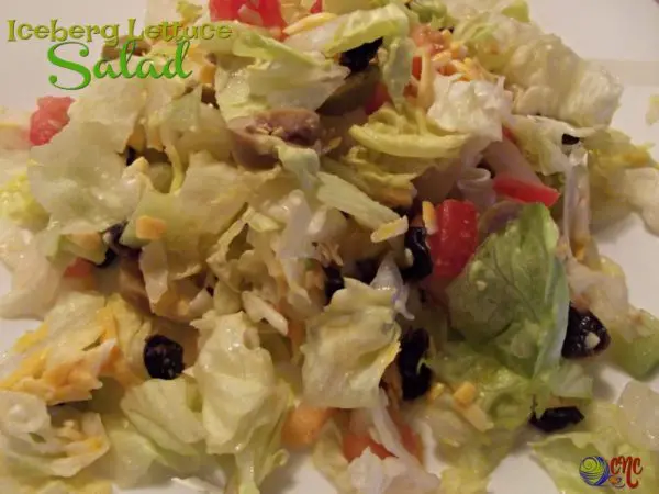 Iceberg Lettuce Salad Recipe