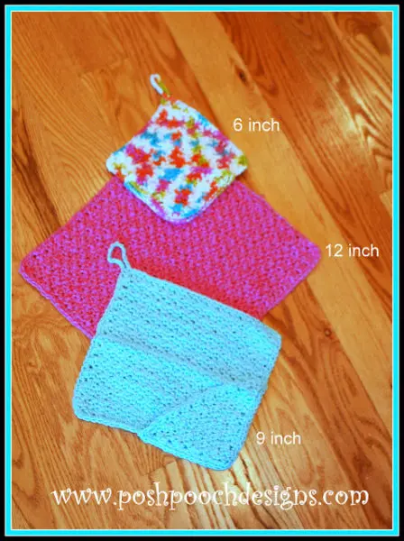 Washcloth with Pockets by Posh Pooch Designs