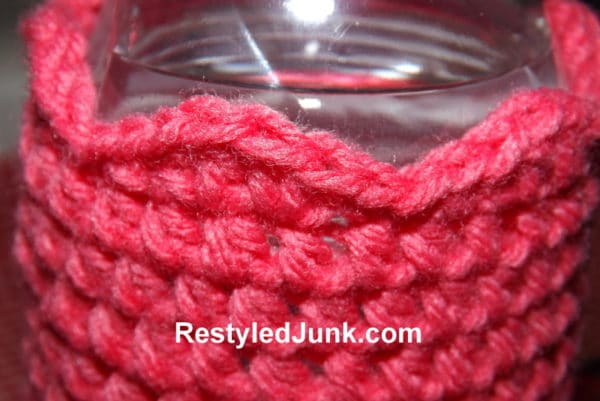 A closeup of the edging.