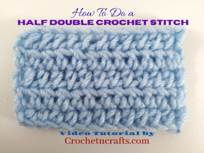 How To Make a Half Double Crochet Stitch (hdc)