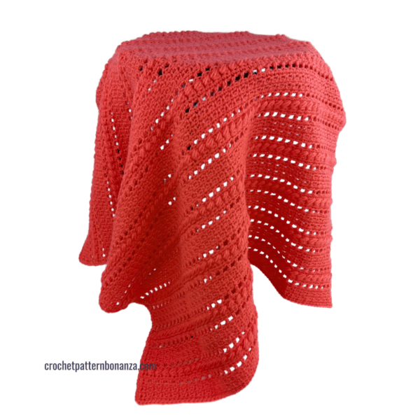 Crochet Baby Blanket – Puffs and Eyelets