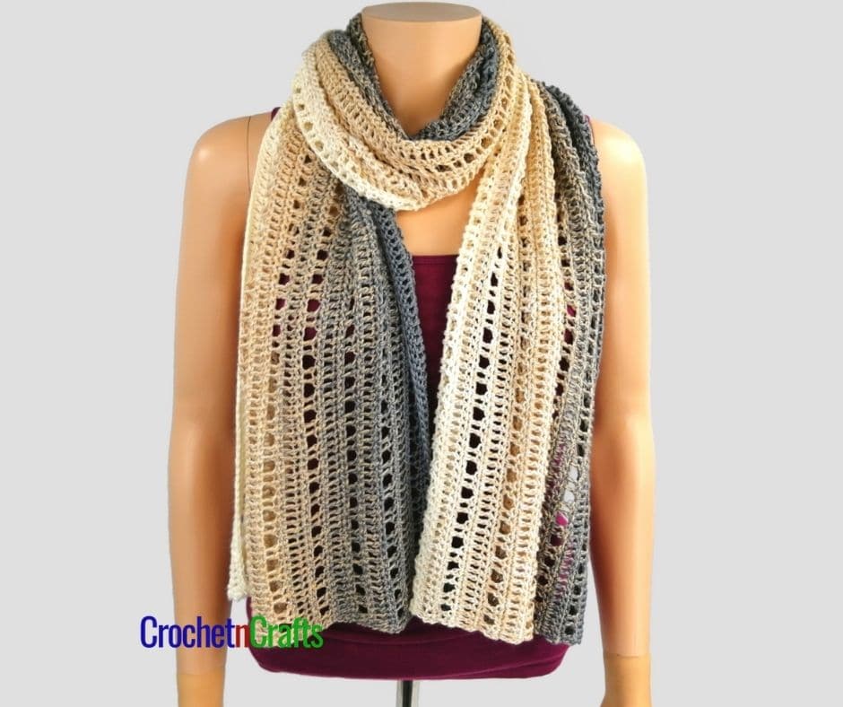 Rectangular Crochet Shawl Pattern Free - Make It Crochet