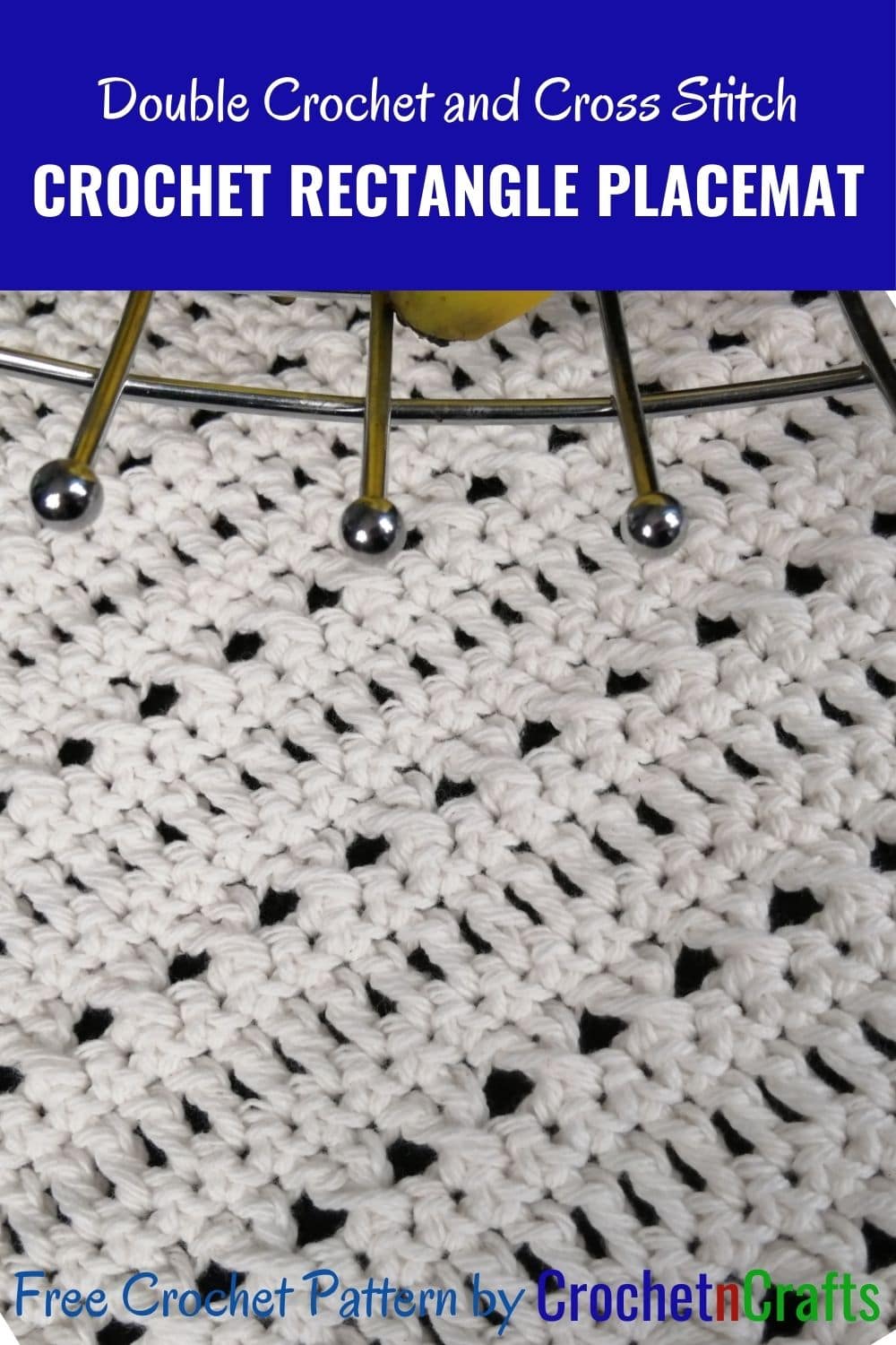 Crochet Rectangle Placemat CrochetNCrafts