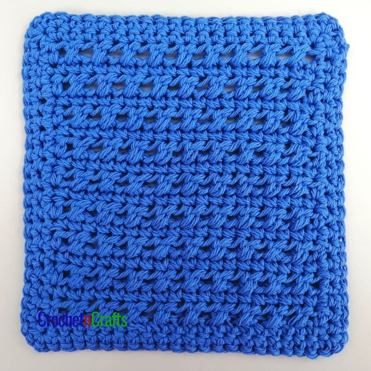 Crochet Cross Stitch Dishcloth CrochetNCrafts