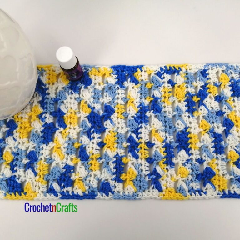 Crochet Cross Stitch Dishcloth CrochetNCrafts