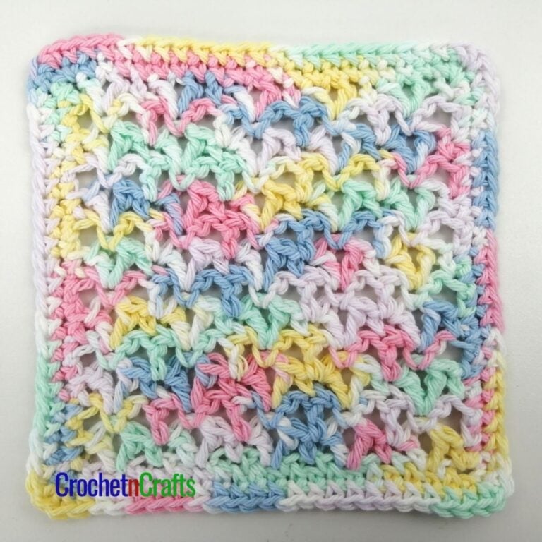 Crochet Cross Stitch Dishcloth CrochetNCrafts