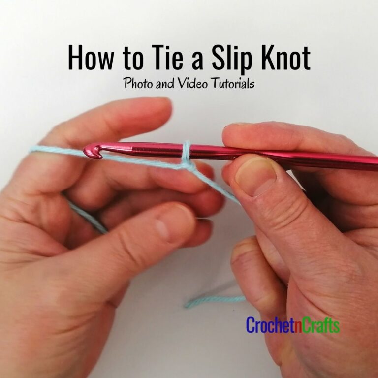 How to Tie a Slip Knot for Crochet