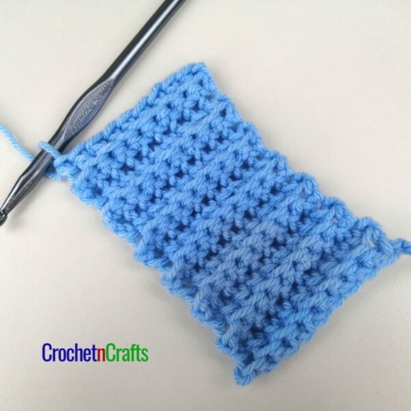 Crochet Extended 'X' Stitch - The Loopy Stitch