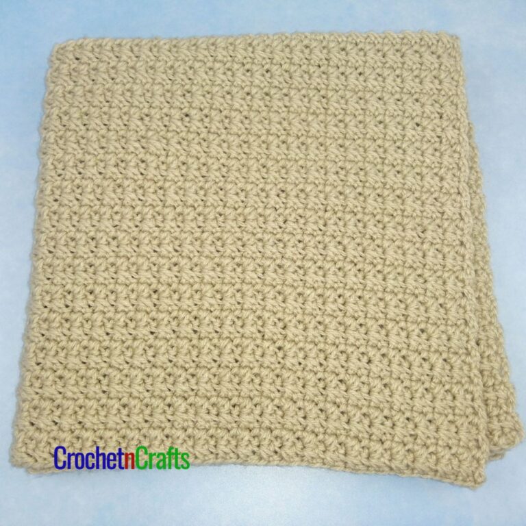 ESC Cross Stitch Preemie Baby Blanket Crochet Pattern CrochetNCrafts