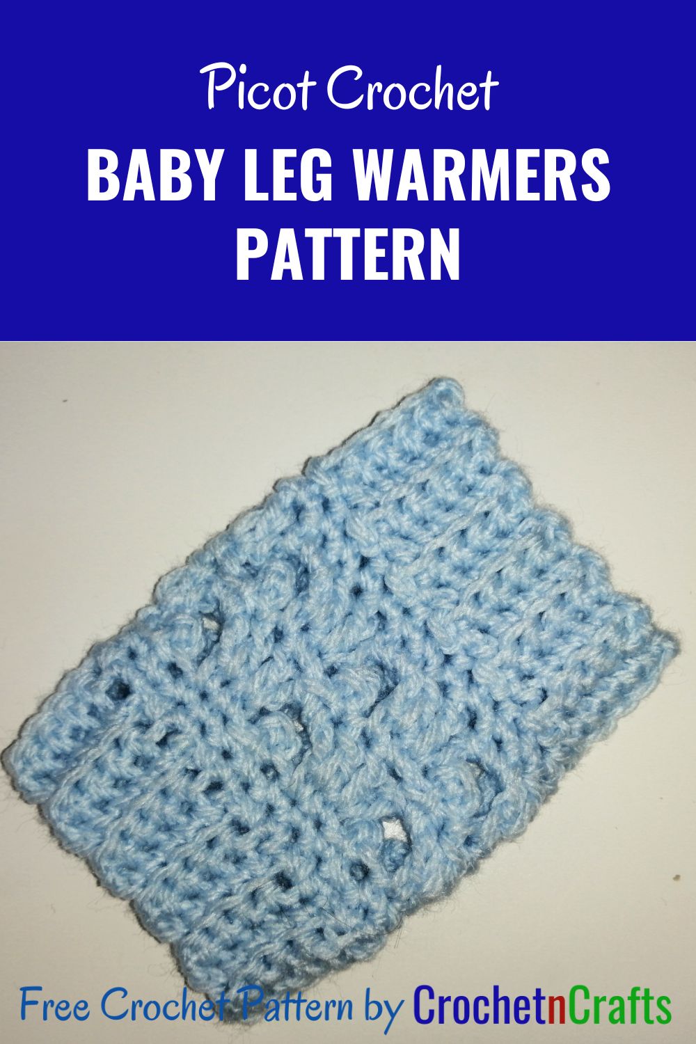 Picot Crochet Baby Leg Warmers