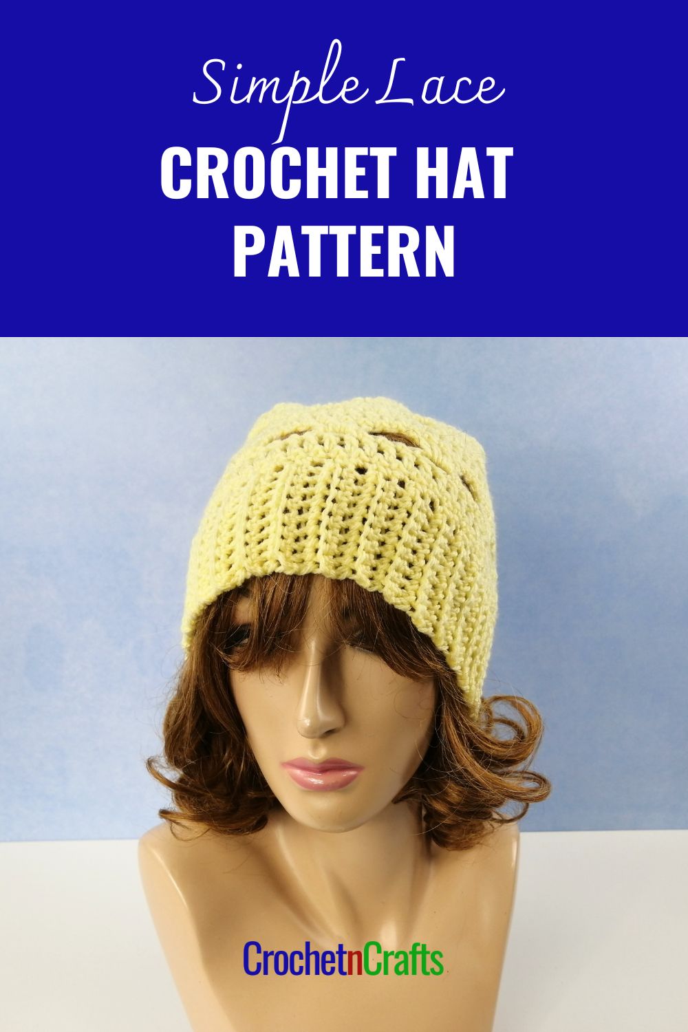 Simple Lace Crochet Hat CrochetNCrafts